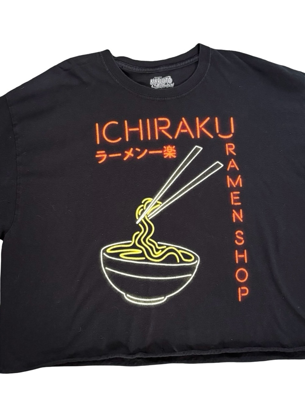 Ichiraku Ramen Shop Kids Black Graphic Tee
